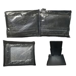 Mary Kay Portable Black Travel Makeup Pop Up Mirror & Zip Mesh Bag Set of 2 NEW
